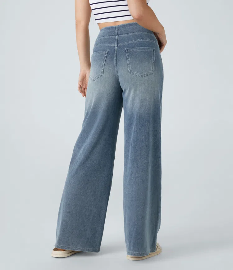 Mel™ High-Waist Komfort-Jeans – Der perfekte Mix aus Komfort und Stil!
