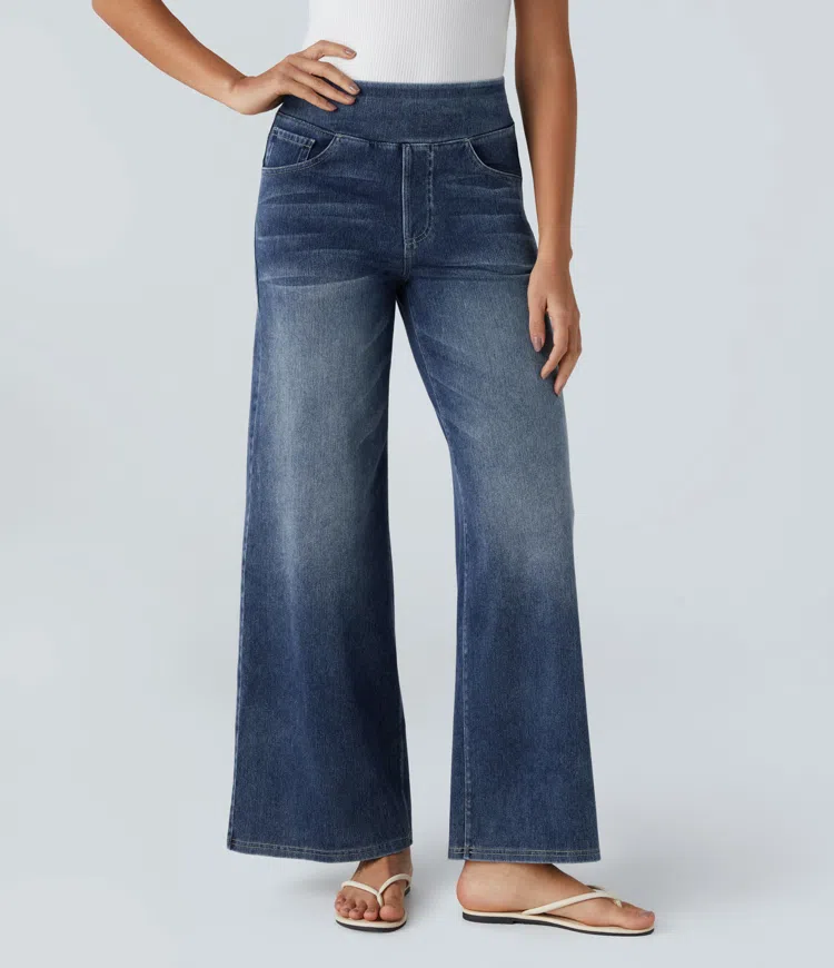 Mel™ High-Waist Komfort-Jeans – Der perfekte Mix aus Komfort und Stil!