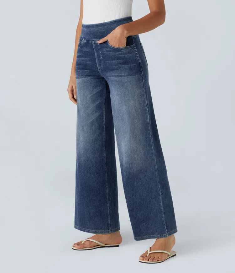 Mel™ High-Waist Komfort-Jeans – Der perfekte Mix aus Komfort und Stil!
