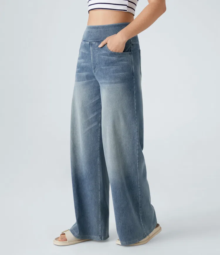Mel™ High-Waist Komfort-Jeans – Der perfekte Mix aus Komfort und Stil!
