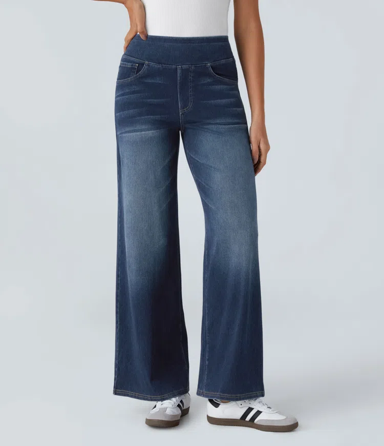 Mel™ High-Waist Komfort-Jeans – Der perfekte Mix aus Komfort und Stil!