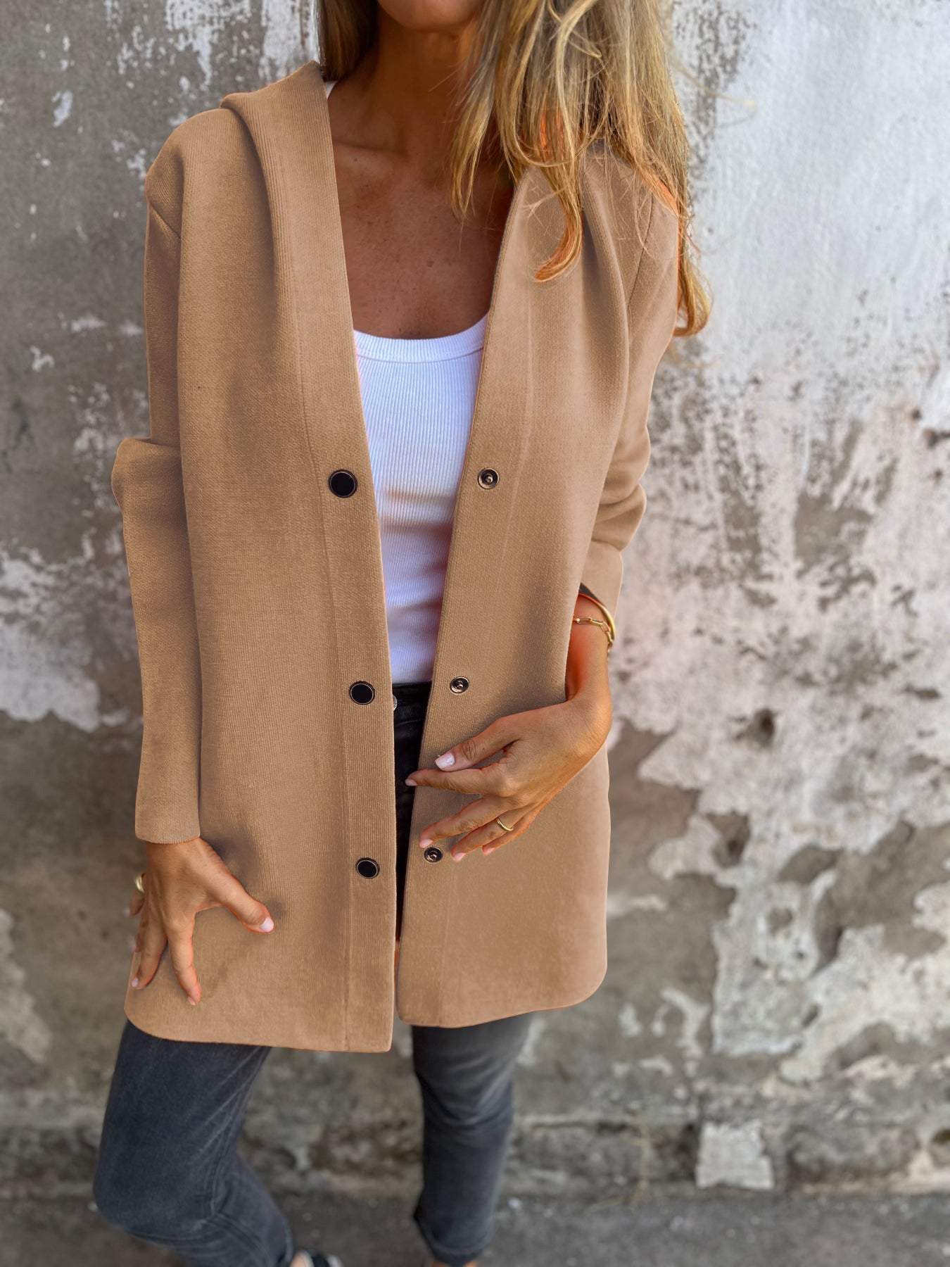 Mona™ Lässige Kapuzenjacke – Ihr neues Lieblingsstück für mehr Komfort und Stil